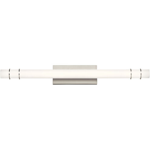 Korona LED 37 inch Brushed Nickel Linear Bath Large Wall Light, Large