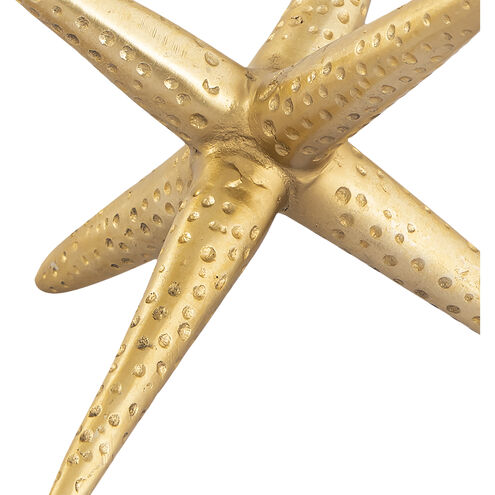 Star Jacks Polished Brass Decorative Object