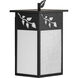 Trellis 1 Light 13 inch Antique Bronze Outdoor Wall Lantern, Medium