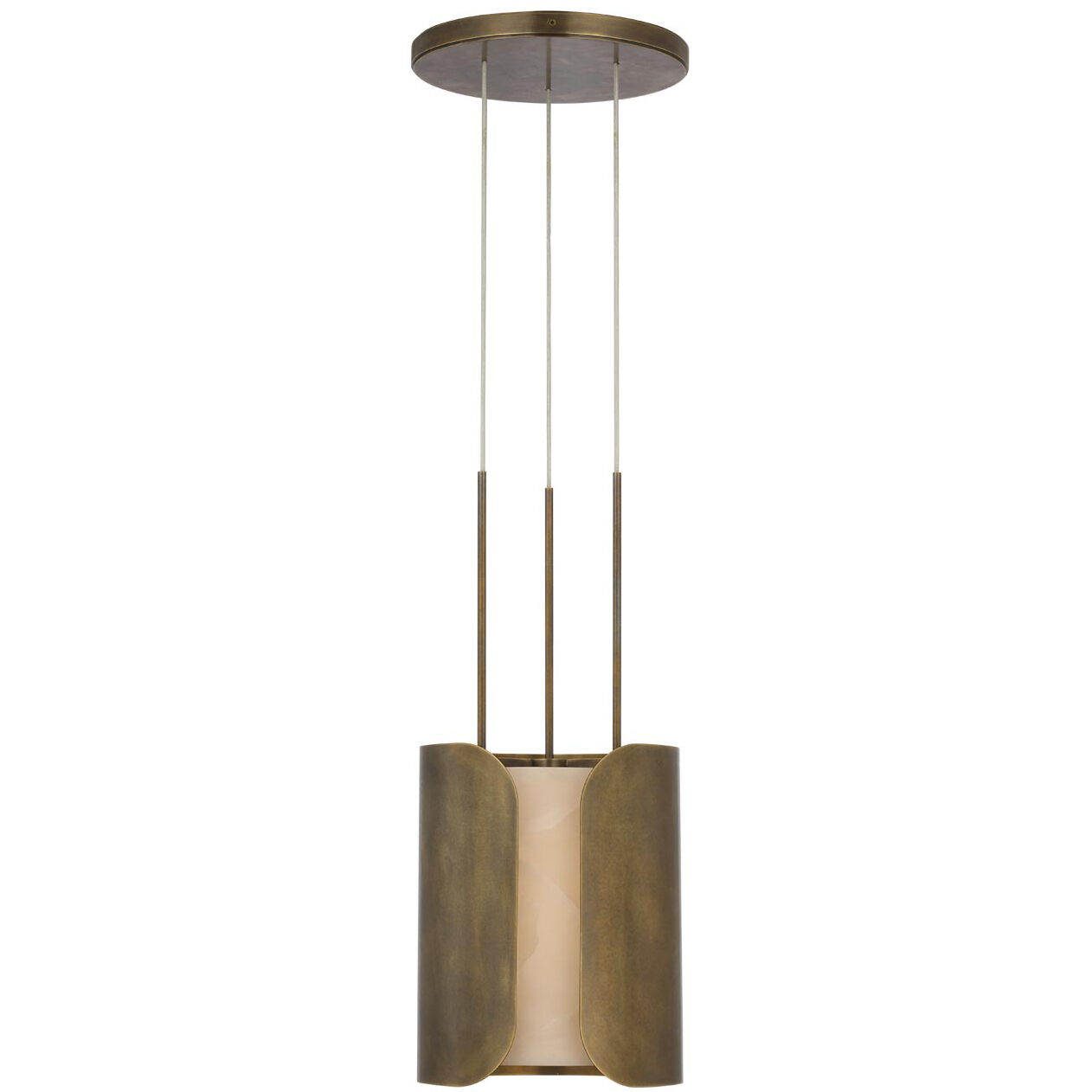 Anne-Marie Barton Armise LED 11 inch Mottled Brass Pendant Ceiling Light