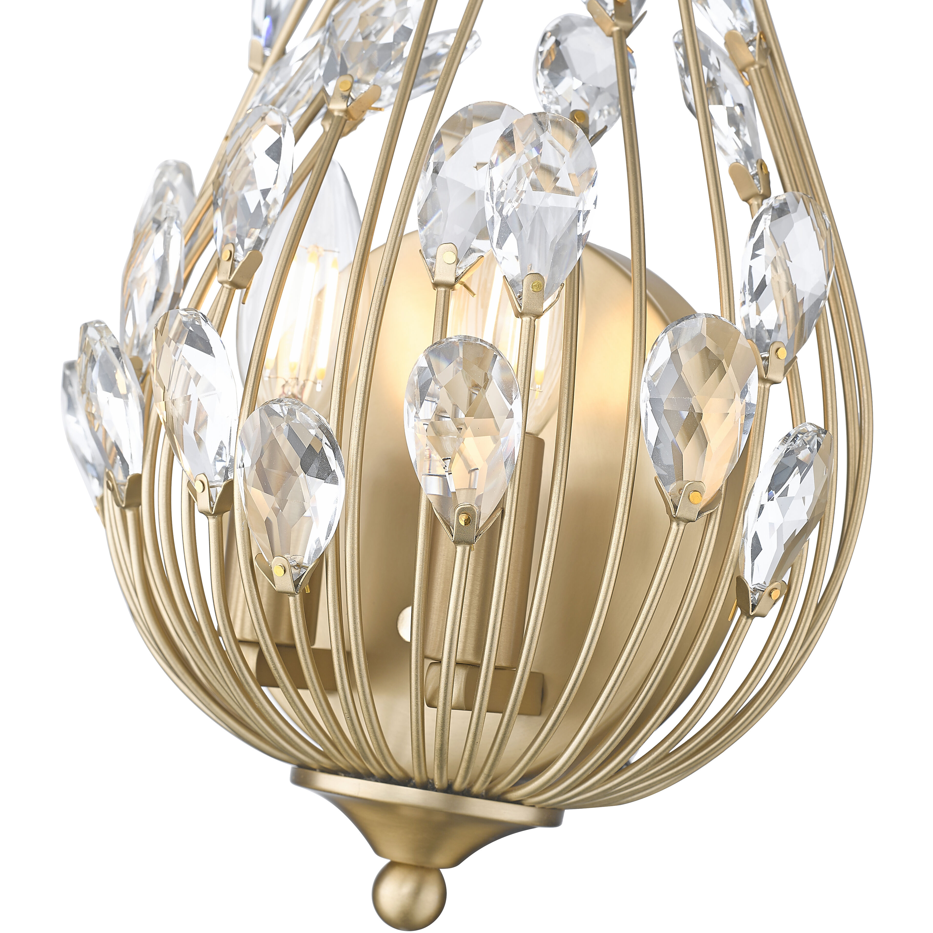 Gabriella Wall Sconce Wall Light in Modern Gold