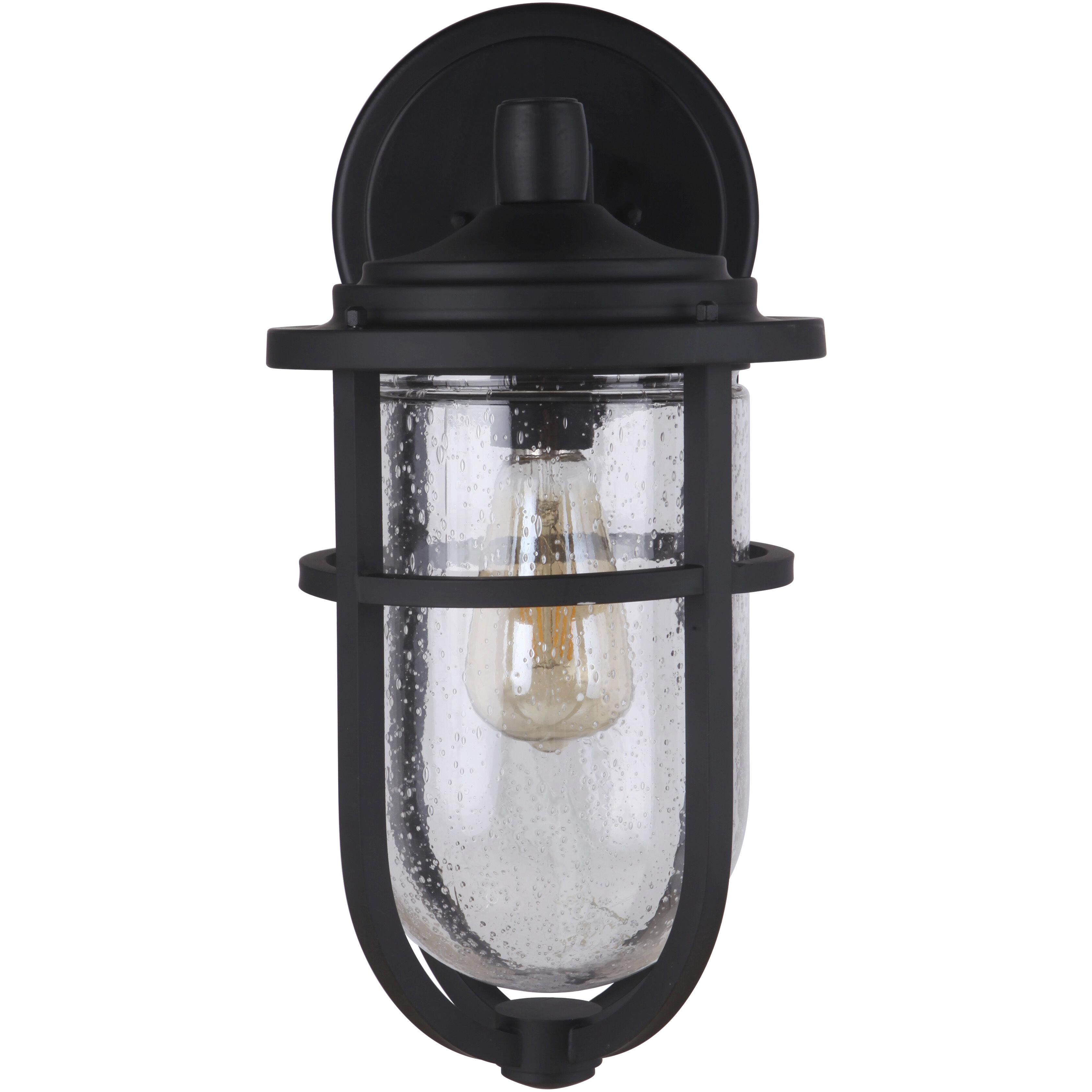 Voyage 1 Light 16 inch Midnight Outdoor Wall Lantern