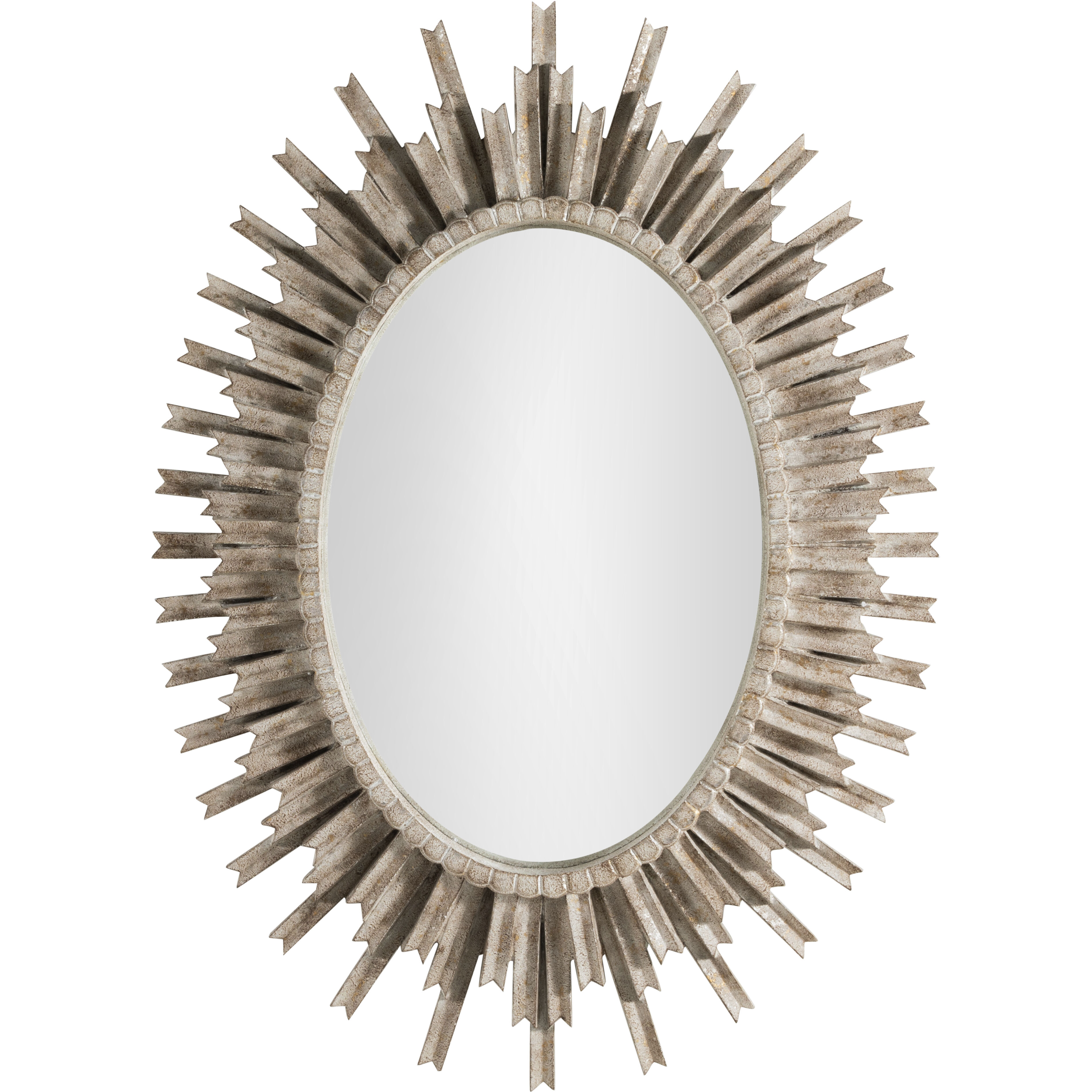 Jean-Michel 53.75 X 38.75 inch White & Ivory Mirror