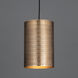 Shaka 1 Light 8 inch Weathered Brass Mini Pendant Ceiling Light