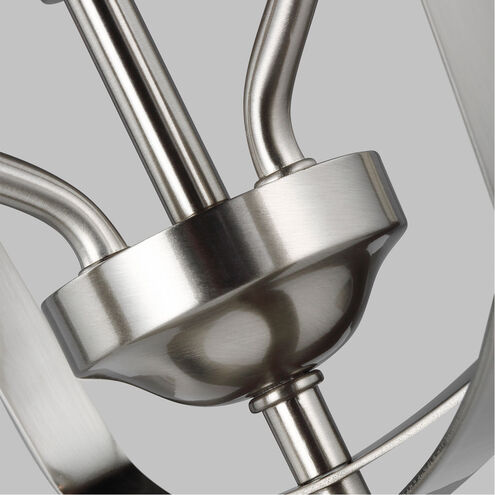 Romee 3 Light 12.88 inch Brushed Nickel Foyer Pendant Ceiling Light, Small