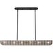 Sanibel Island Linear Ceiling Light in Matte Black