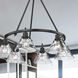 Yep Orwell 6 Light 29 inch Matte Black Chandelier Ceiling Light in Clear Glass