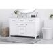 Lewis 48 X 22 X 34 inch White Vanity Sink Set