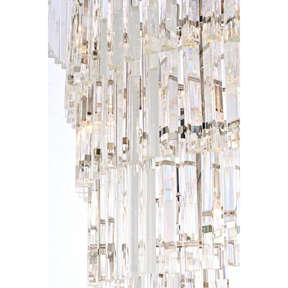 Sydney 35 Light 30 inch Polished Nickel Chandelier Ceiling Light
