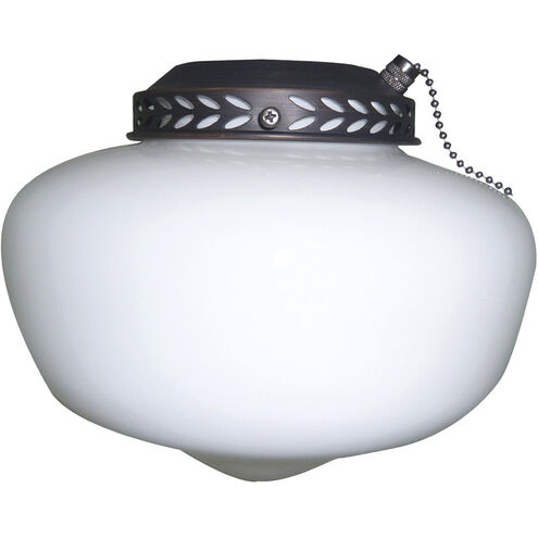 Universal LED Aged Bronze Brushed Fan Bowl Light Kit