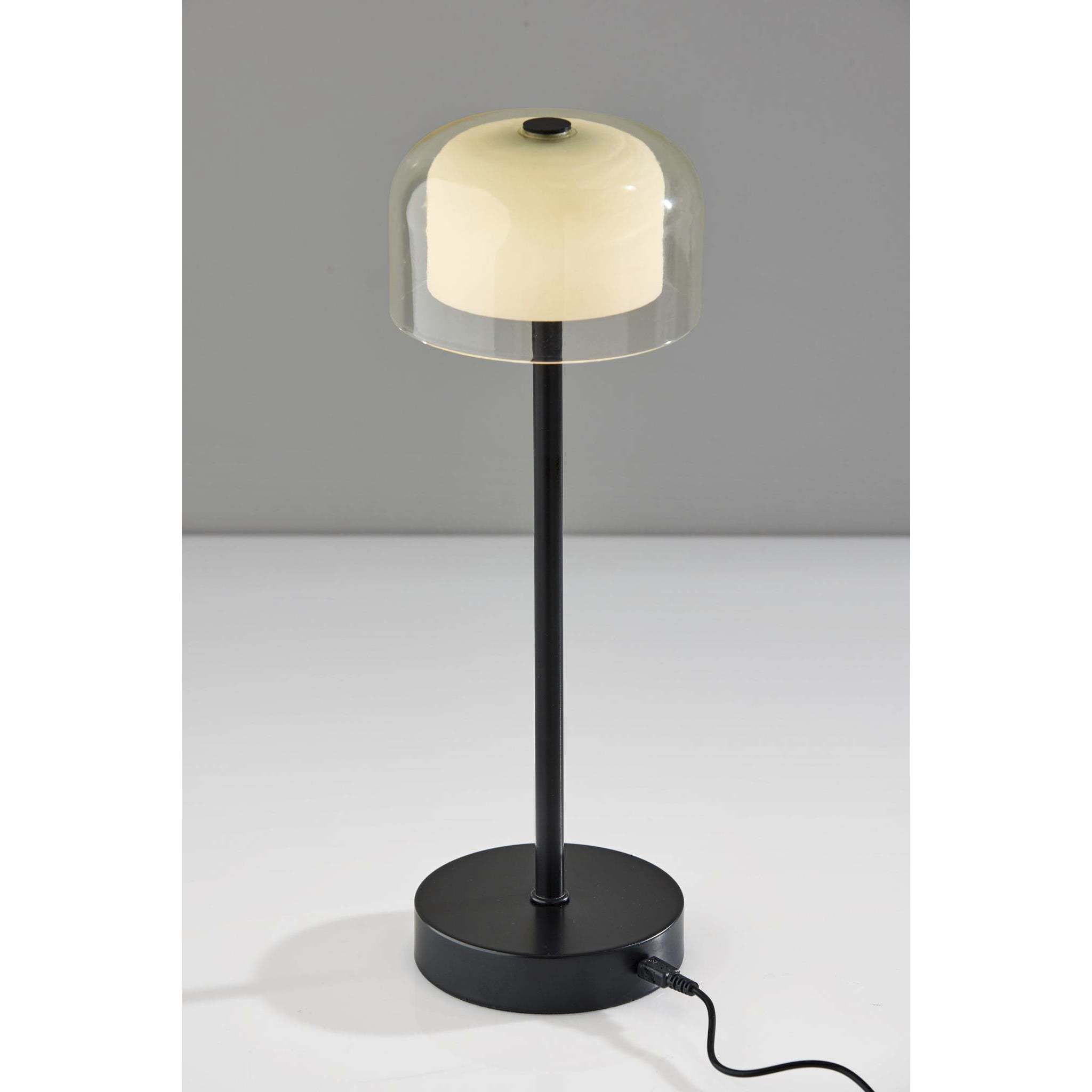 Benji 13.63 inch 1.50 watt Black LED Cordless Table Lamp Portable Light