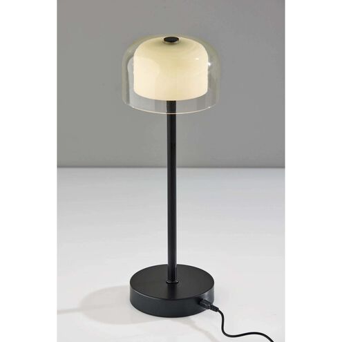 Benji 13.63 inch 1.50 watt Black LED Cordless Table Lamp Portable Light