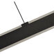 Wezen 48 inch Black Linear Chandelier Ceiling Light
