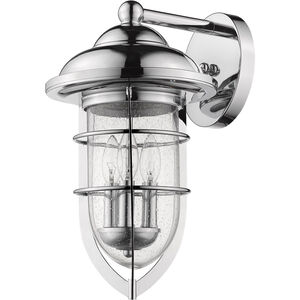 Dylan 3 Light 18 inch Chrome Exterior Wall Mount