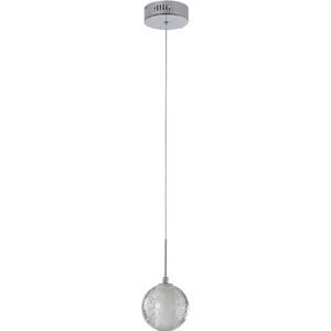 Canada 1 Light 4 inch Chrome Single Pendant Lighting Ceiling Light
