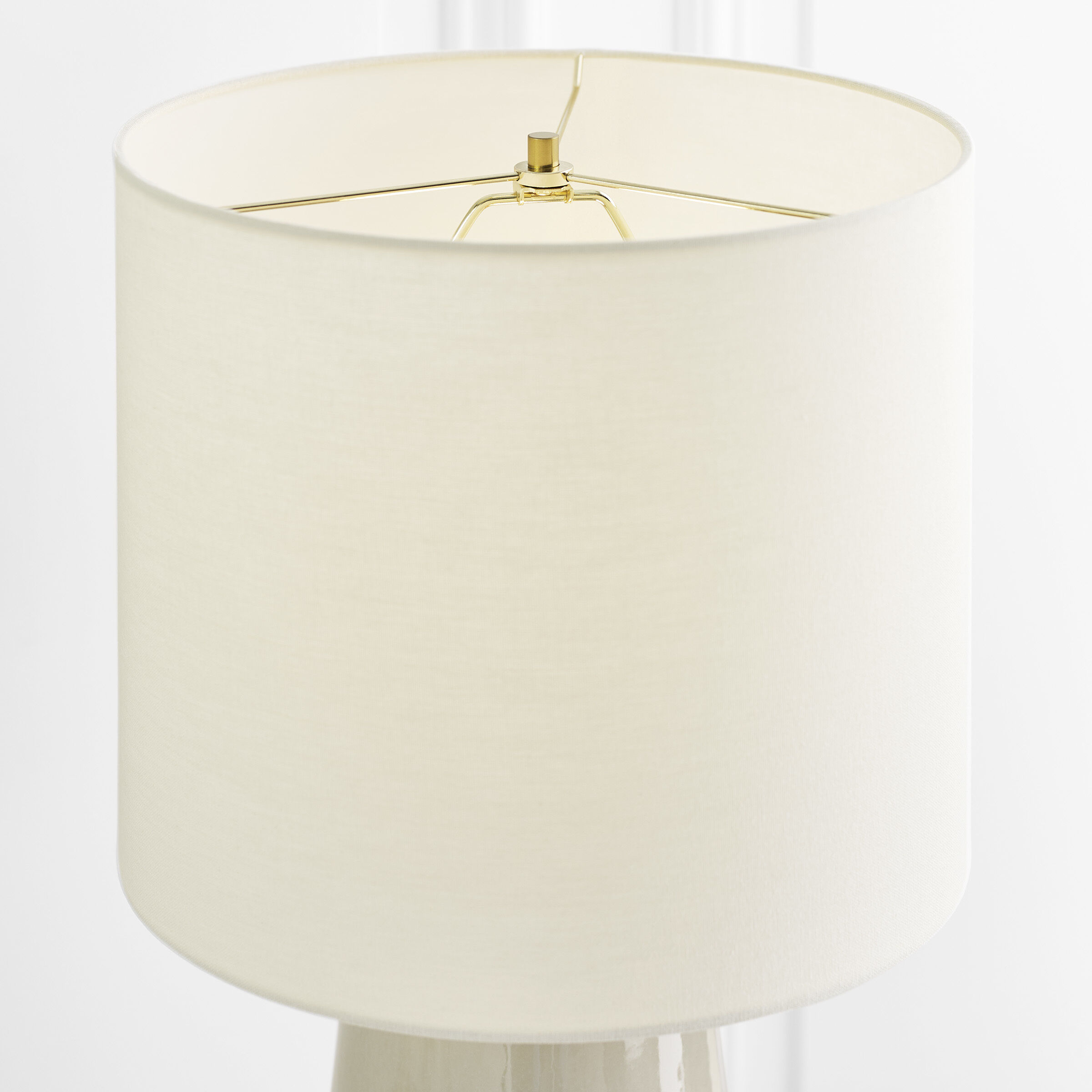 Barbara Barry Vessel 27.38 inch 9.00 watt Shellish Grey Table Lamp Portable Light