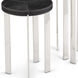 Andres 24 X 12.5 inch Polished Nickel Side Table, Mixer Table