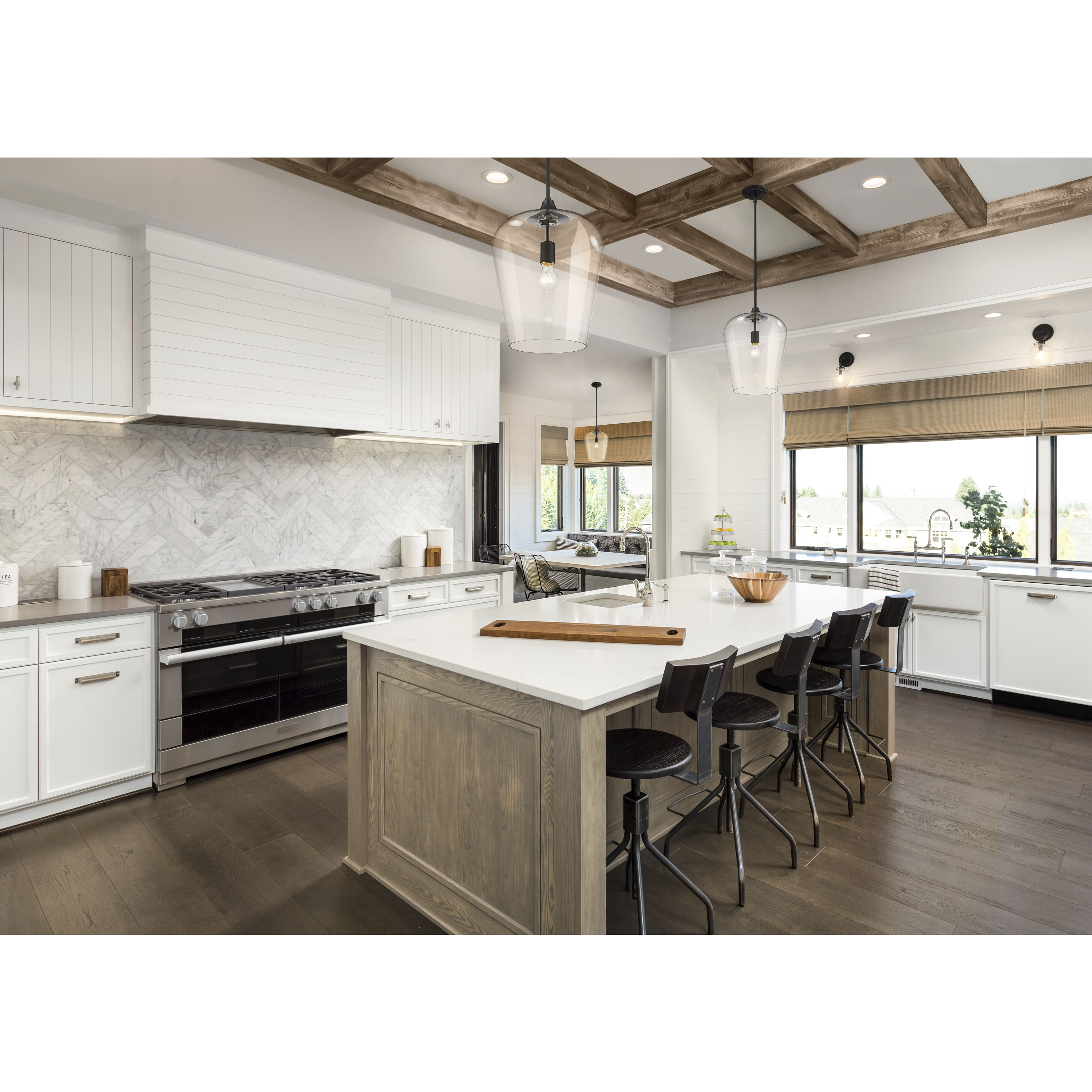 Joliet 1 Light 12 inch Matte Black Pendant Ceiling Light