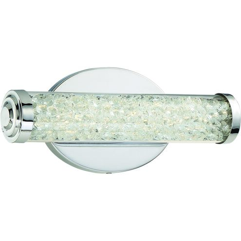 Diamonds LED 12.25 inch Chrome Bath Light Wall Light