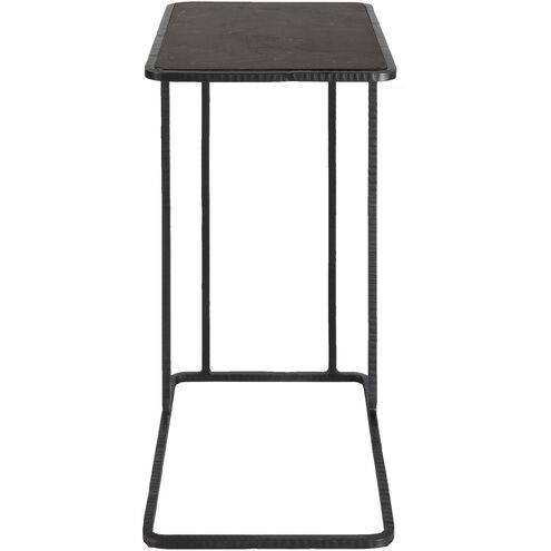 Cavern 24 X 17.9 inch Iron Frame and Bluestone Accent Table