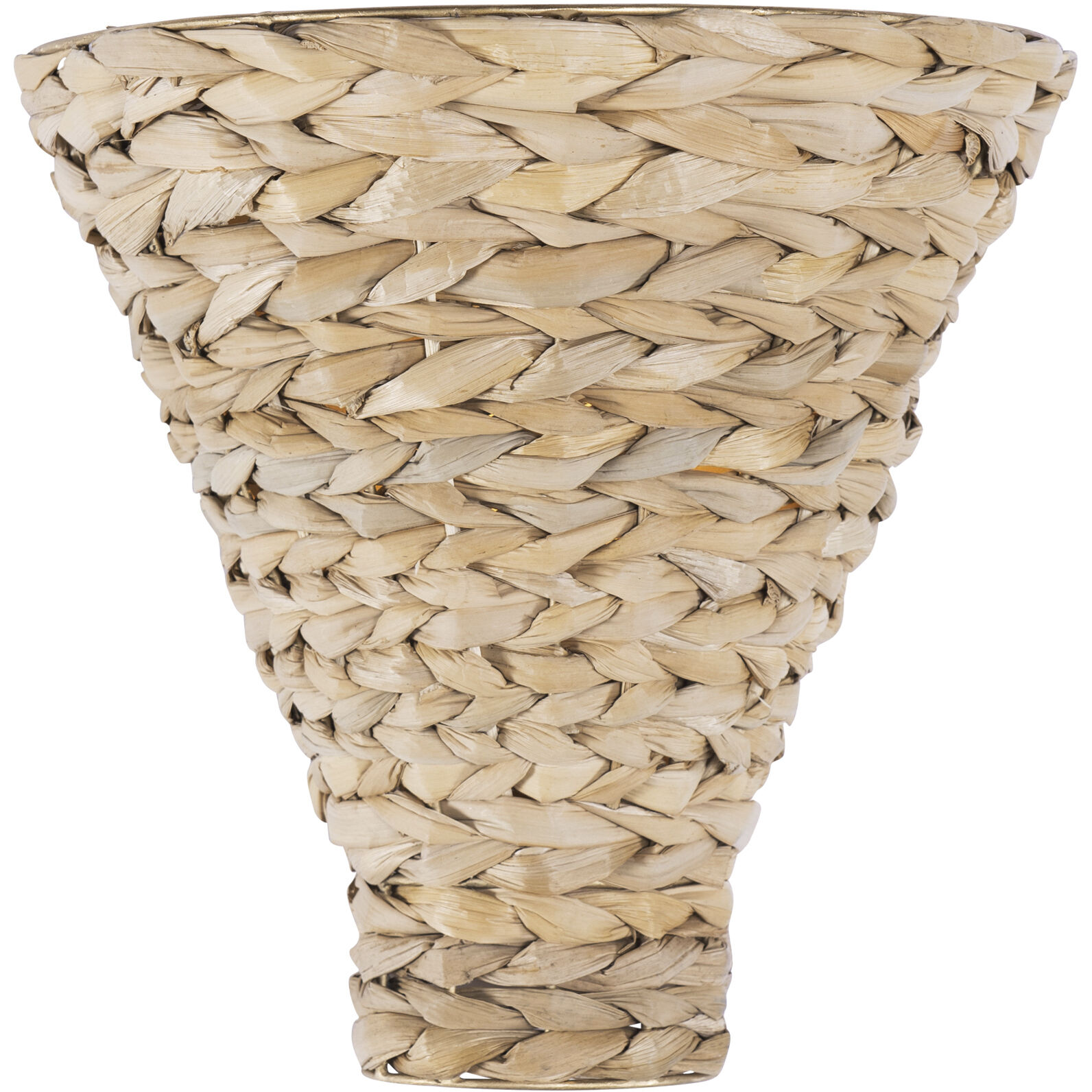 Hilton Head 1 Light 10.25 inch French Gold with Natural Seagrass Wall Sconce Wall Light