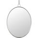 Stopwatch 33.25 X 22.25 inch Polished Nickel Powder Room Wall Mirror, Varaluz Casa