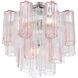 Addis 4 Light 17.75 inch Polished Chrome Semi Flush Mount Ceiling Light in Spring