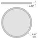 Disc LED 9.5 inch Bronze Flush Mount Ceiling Light