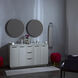 Avior 30 X 30 inch Black LED Lighted Mirror, Vanita by Oxygen