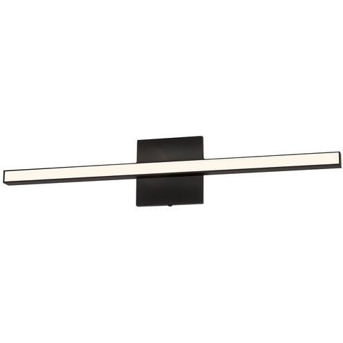 Arandel LED 23.75 inch Matte Black Vanity Light Wall Light