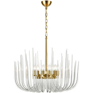 Astoria 12 Light 29.5 inch Posh Brass Chandelier Ceiling Light