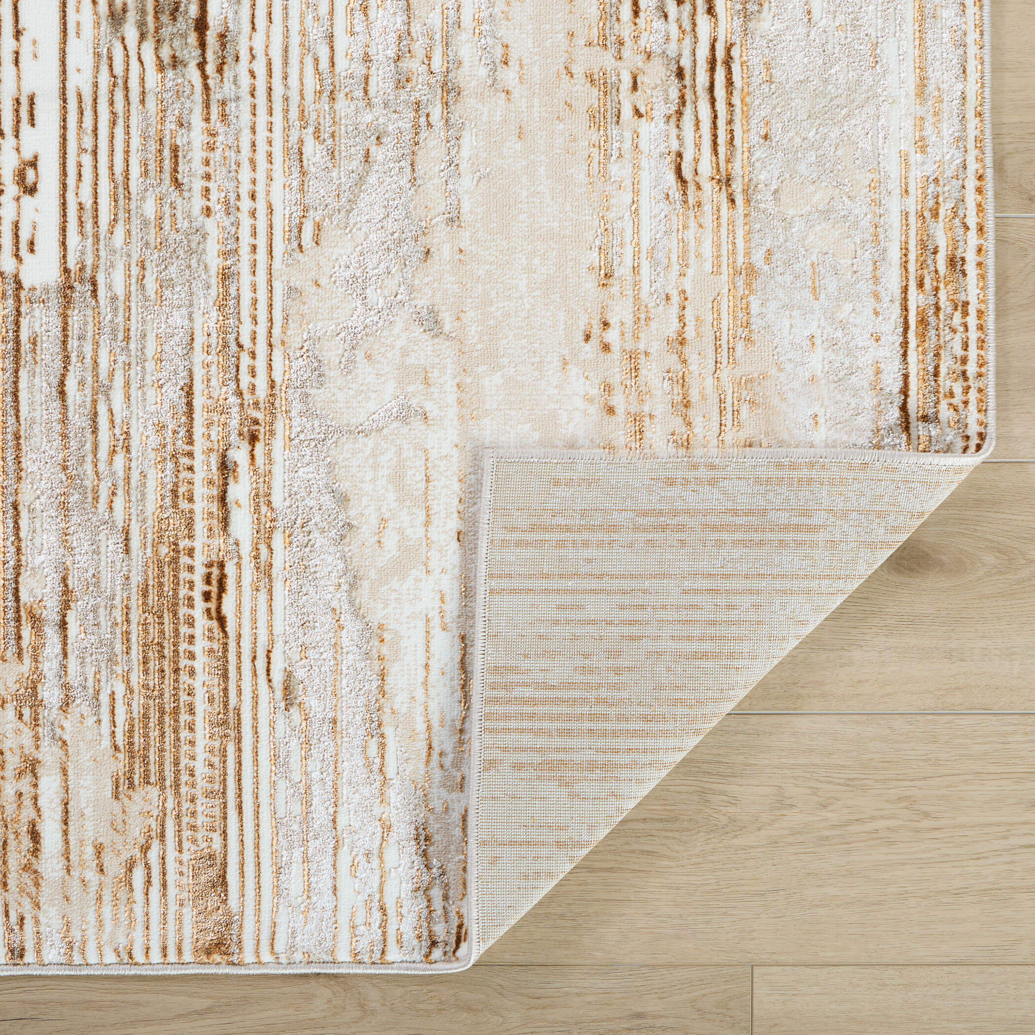 Melet 36 X 24 inch Gold Rug in 2 x 3