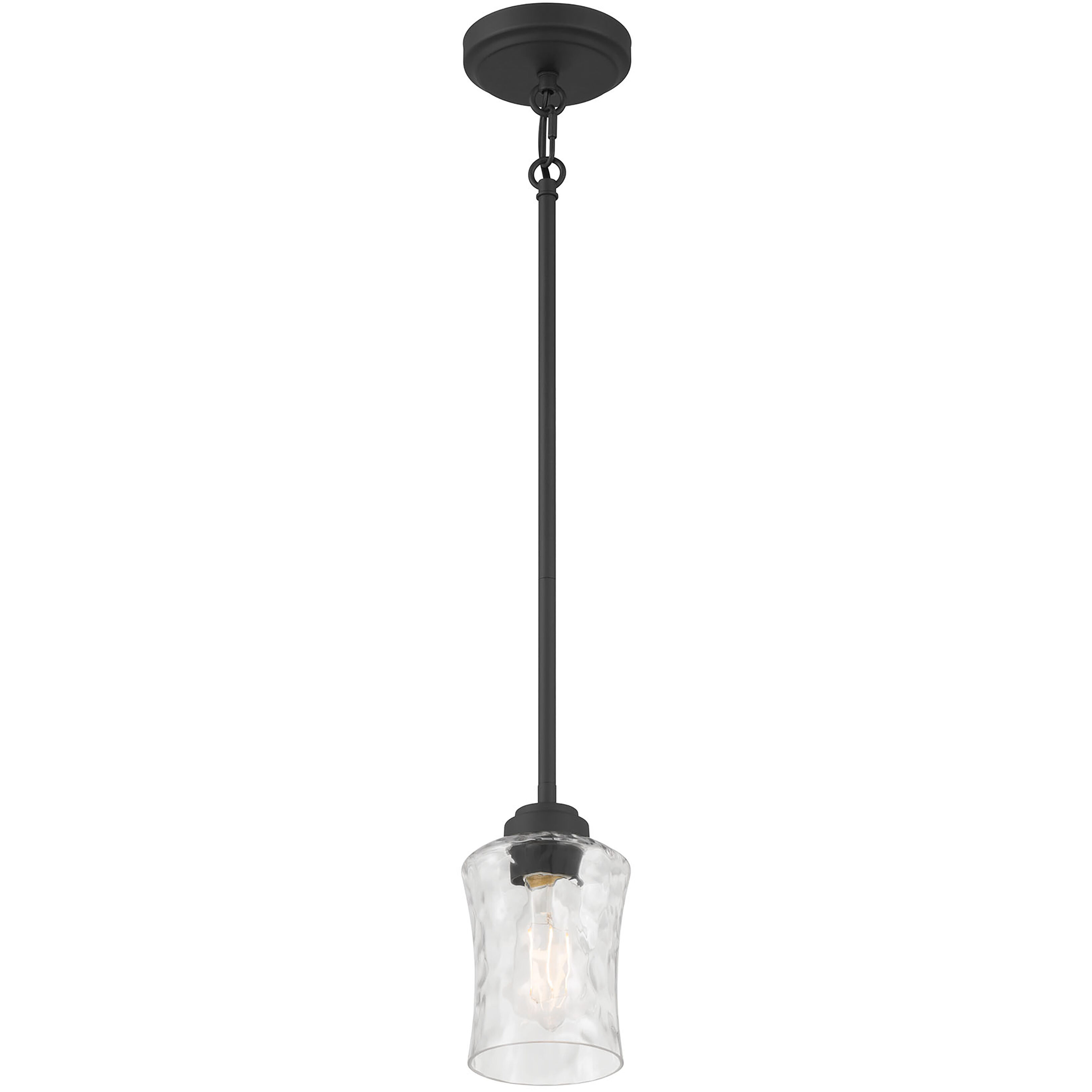 Clarvyn 1 Light 5 inch Matte Black Mini Pendant Ceiling Light