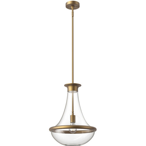 Alora Mood Marcel 1 Light 10.13 inch Aged Gold Pendant Ceiling Light