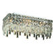 Maxime 4 Light 8 inch Chrome Flush Mount Ceiling Light in Royal Cut