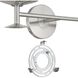 Tremolo 2 Light 20 inch Brushed Nickel and Polished Nickel Vanity Light Wall Light
