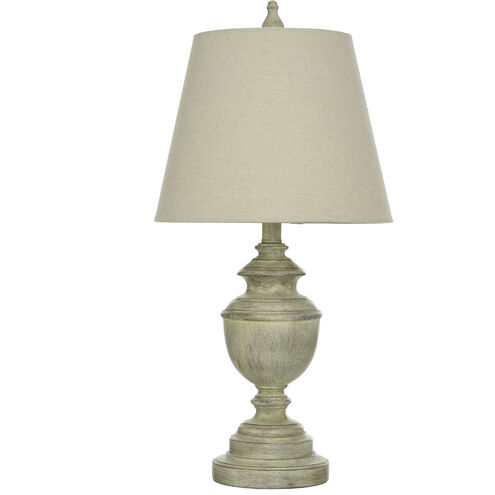 Marion 24 inch 40 watt Weathered Grey Table Lamp Portable Light