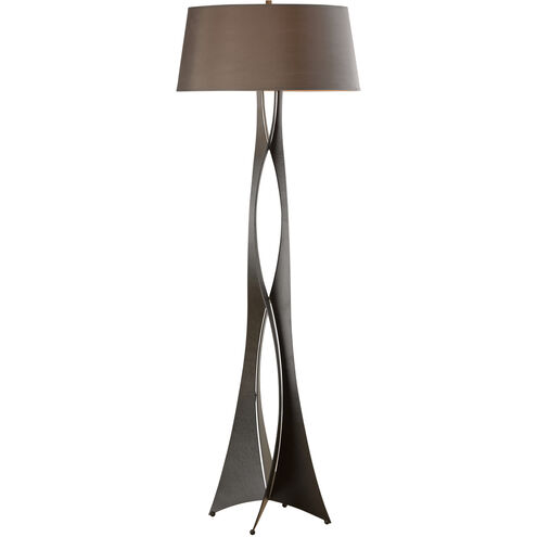 Moreau 62.6 inch 150.00 watt Soft Gold Floor Lamp Portable Light in Flax