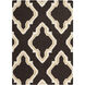 Fallon 36 X 24 inch Dark Brown, Beige, Wheat Rug