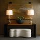 Drift Antique Brass and Blackened Bronze Wall Plaque
