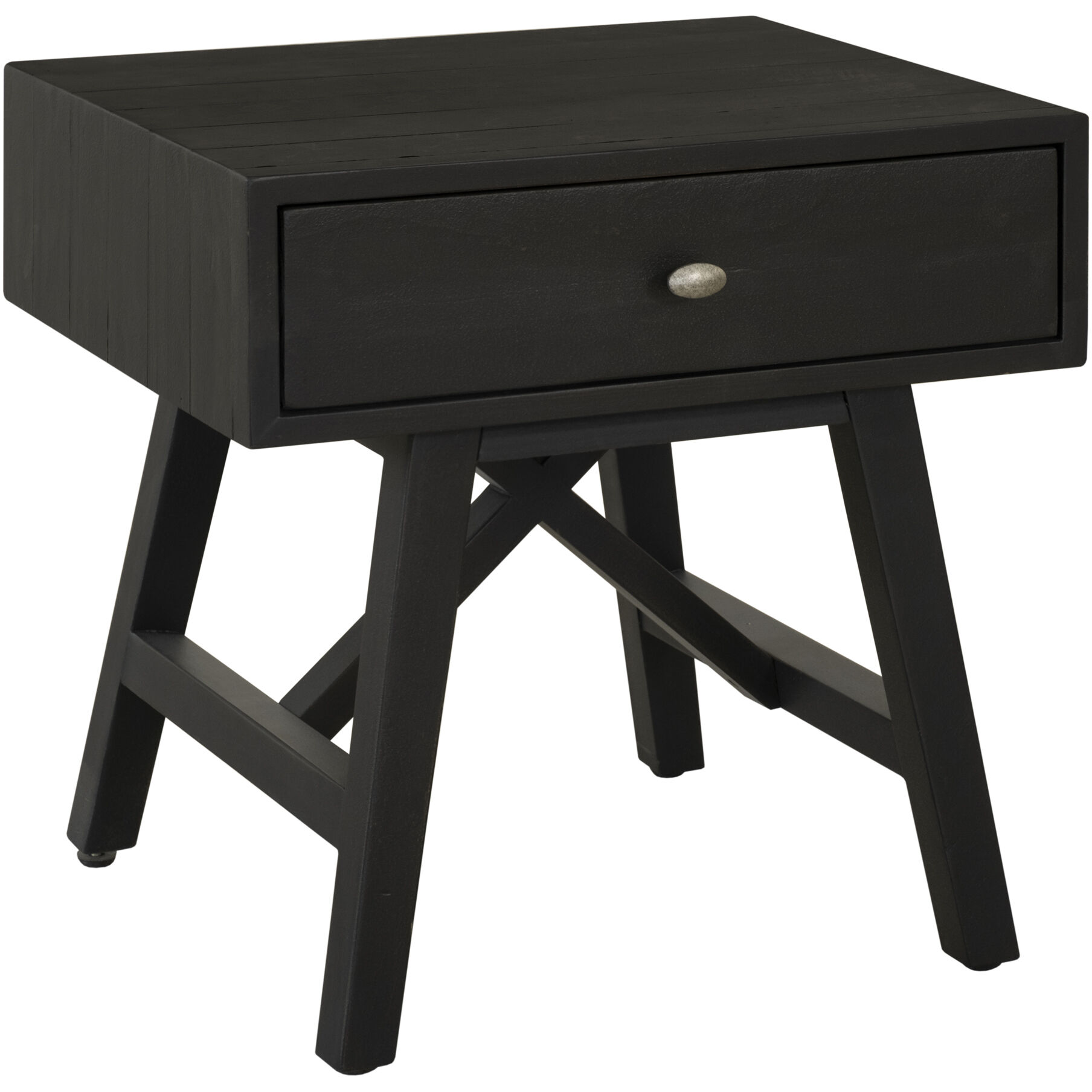 Calais 24 X 24 inch Black Nightstand