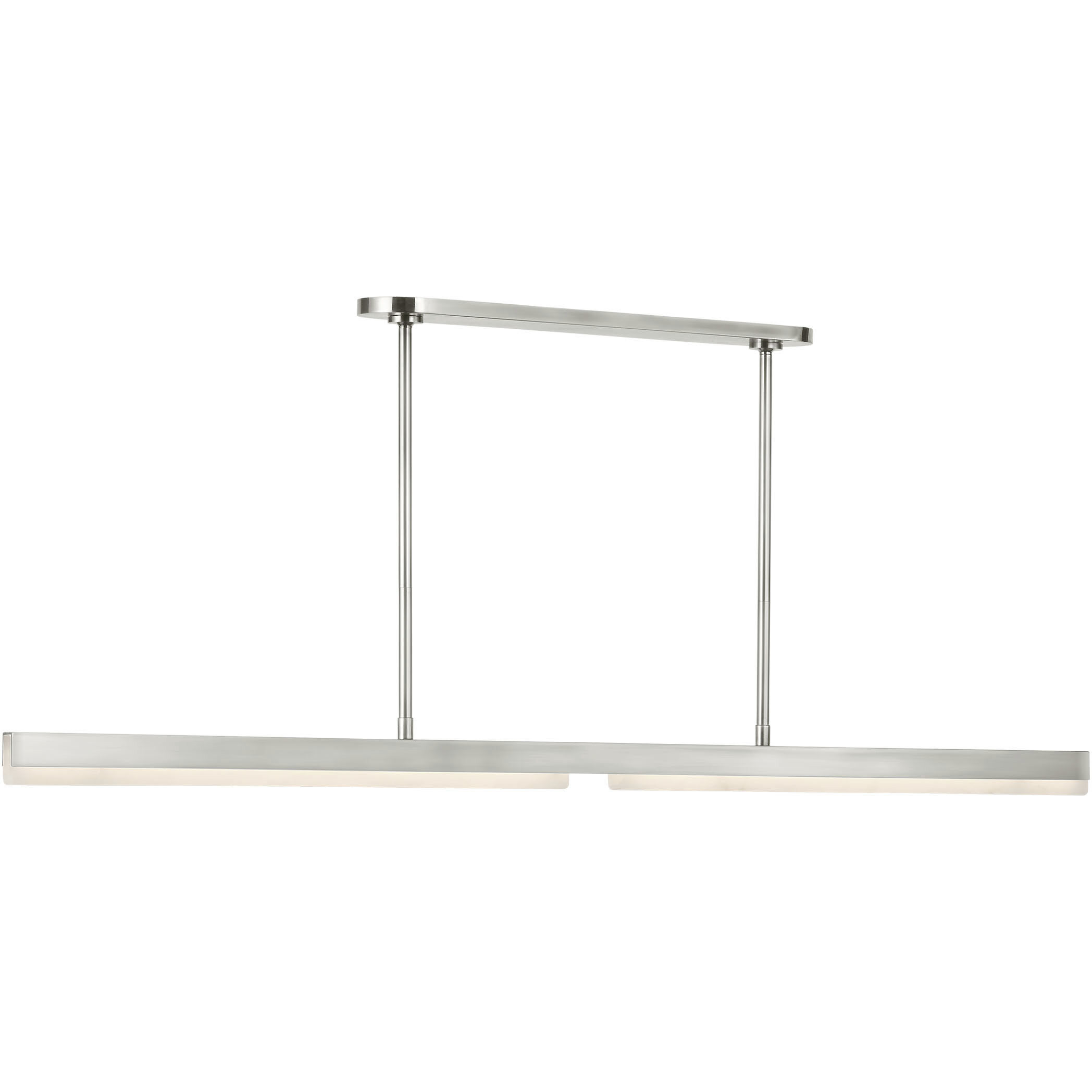 Kelly by Kelly Wearstler Linea Linear Chandelier Ceiling Light in Antique Nickel