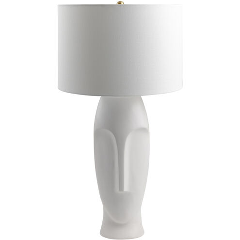 Amun 30.5 inch 100 watt Cream Accent Table Lamp Portable Light