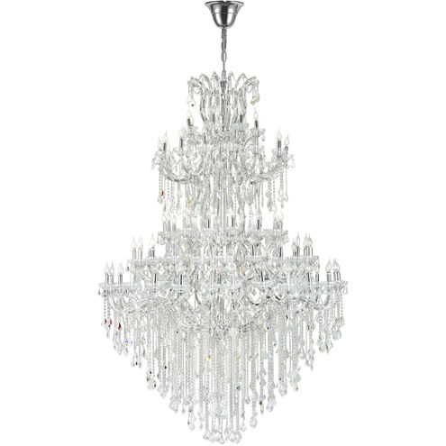 Maria Theresa 84 Light 70 inch Chrome Up Chandelier Ceiling Light