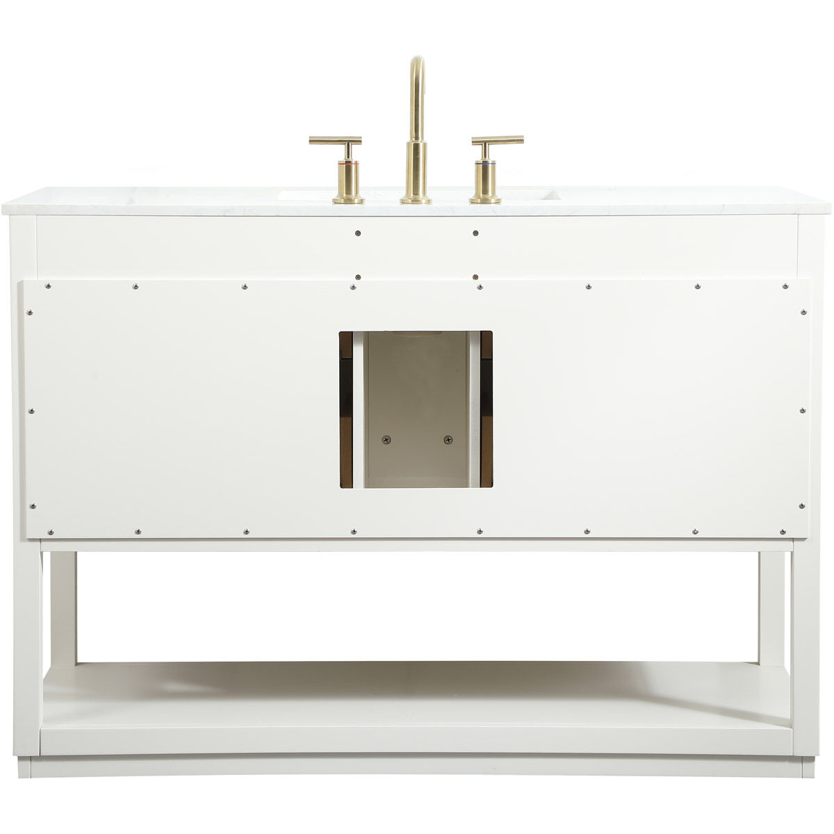 Larkin 48 X 22 X 34 inch White Vanity Sink Set