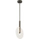 Ainslie LED 12 inch Mediterranean Bronze Pendant Ceiling Light