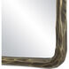 Ivory 36 X 24 inch Dark Antique Brushed Brass Wall Mirror