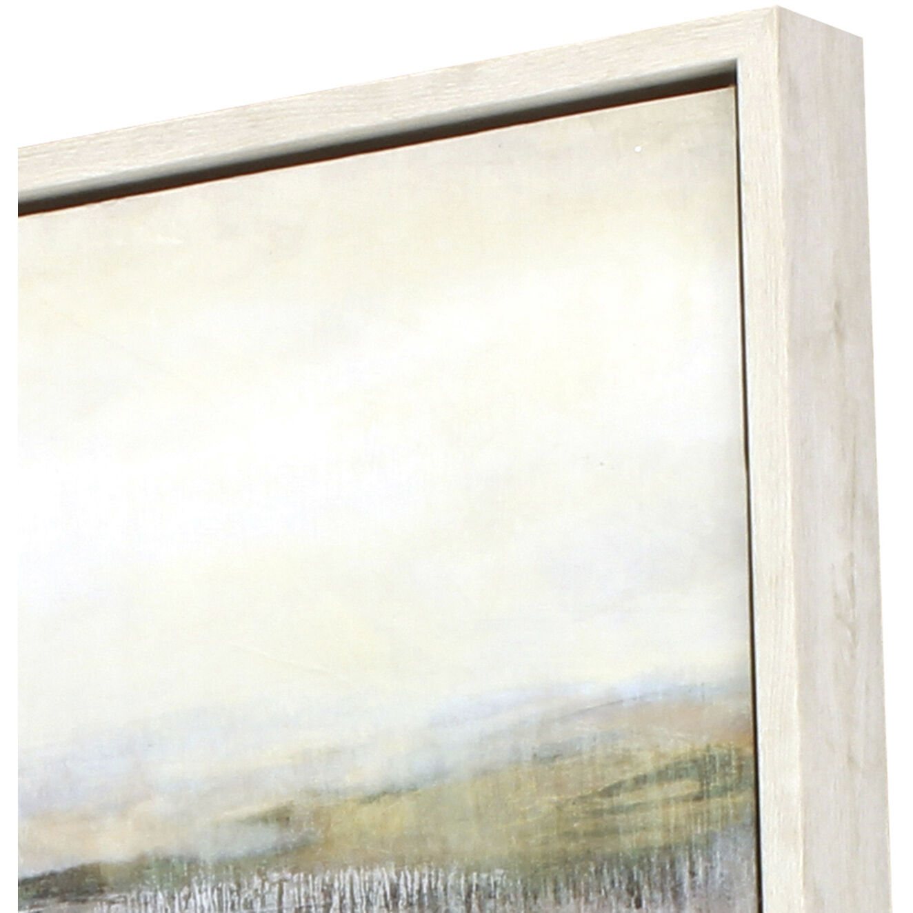 Abstract Blue and Beige and Brown and Neutral Framed Art