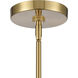 Neale 1 Light 16 inch Satin Brass Pendant Ceiling Light