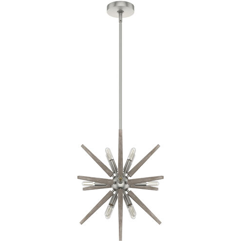 Jupiter Star 12 Light 19 inch Brushed Nickel Pendant Ceiling Light